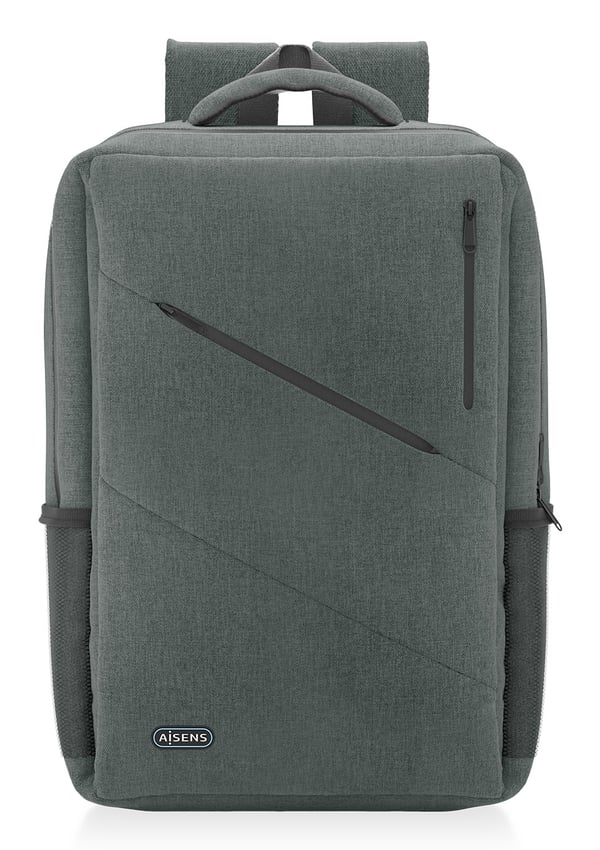AISENS ASBG-BP085-GR taske og etui til laptop 39,6 cm (15.6") Rygsæk Grå