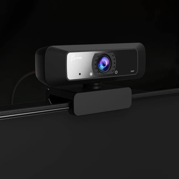 j5create JVCU100-N USB™ HD-webkamera med 360° drejning