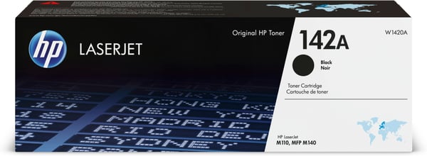 HP 142A - Musta - alkuperäinen - LaserJet - Värikasetti (W1420A) HP 142A - Musta - alkuperäinen - LaserJet - Värikasetti (W1420A)