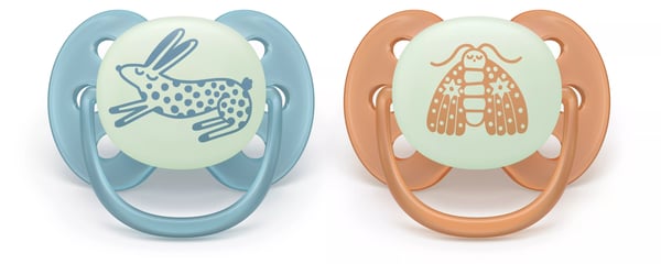 Philips AVENT Pacifier SCF094/06 ultra soft Nighttime