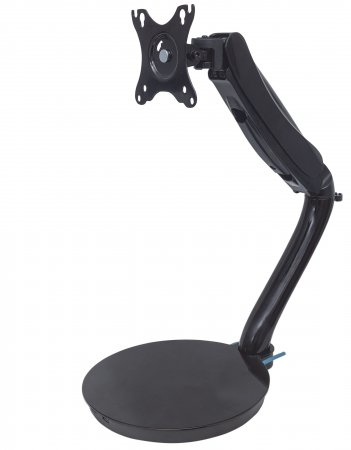 Manhattan 461429 fäste och ställ till bildskärm 68,6 cm (27") Bord Svart