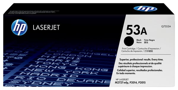 HP 53A - Sort - original - LaserJet - Tonerpatron (Q7553A)