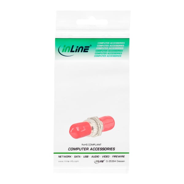 InLine 89990B fiberoptikadaptrar Silver