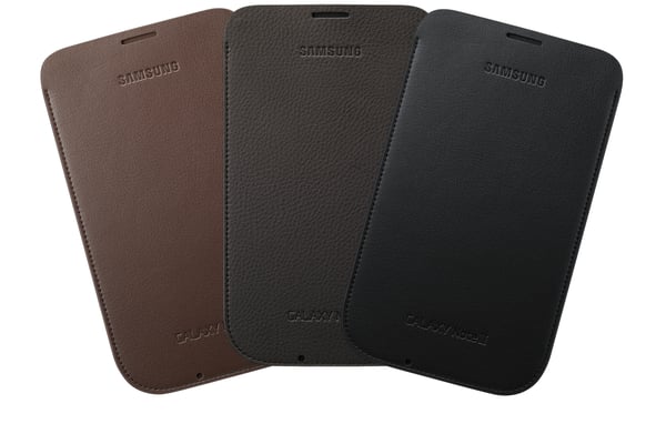 Samsung Leather Pouch Lommeetui Sort