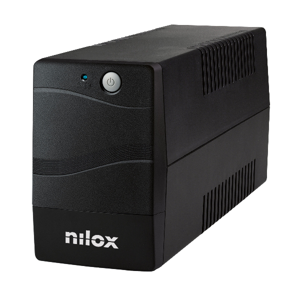 Nilox NXGCLI12001X7V2 UPS-enhed Interaktivt indgangsstik 1,2 kVA 840 W 2 AC stikkontakt(er)