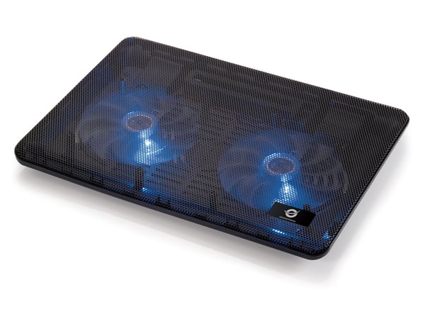 Conceptronic CNBCOOLPAD2F kylningsdynor för bärbara datorer 39,6 cm (15.6") Svart