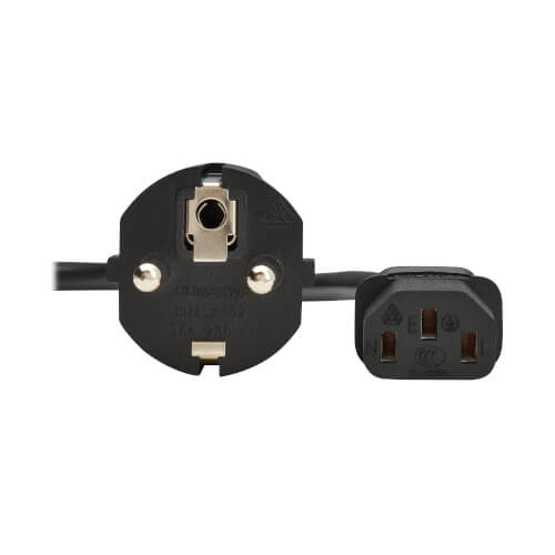 Eaton P054-01M-EU el-ledning Sort 1 m CEE7/7 IEC C13