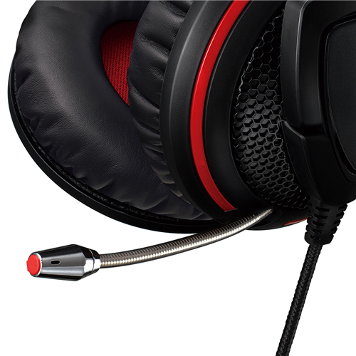 ASUS Rog Orion Headset Ledningsført Spil Sort, Rød