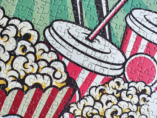 Tactic Puzzle Lovers Vintage Posters Retro Movie Collection 1000 pcs puzzle