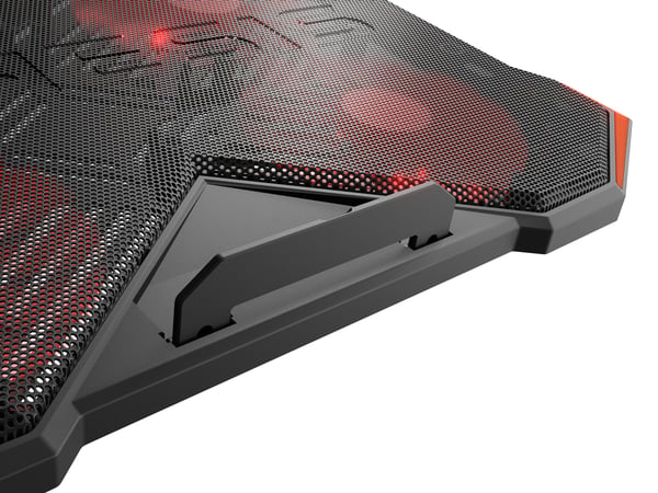 GENESIS Oxid 260 køling til laptop 43,9 cm (17.3") 1010 rpm Sort, Rød