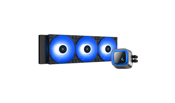 DeepCool LS720 Processor Allt-i-ett vätskekylare 12 cm Svart 1 styck
