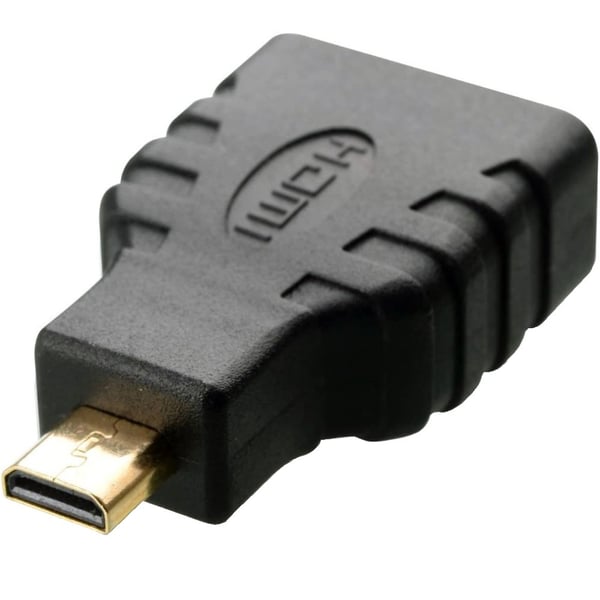 Techly Micro D HDMI - HDMI M/F Micro HDMI D Sort