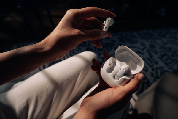Verbatim TruSound Pro Headset Trådlös I öra Samtal/musik Bluetooth Vit