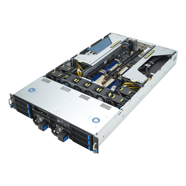 ASUS 90SF0251-M004X0 server barebone Intel C741 Stativ (2U) Sort, Stål