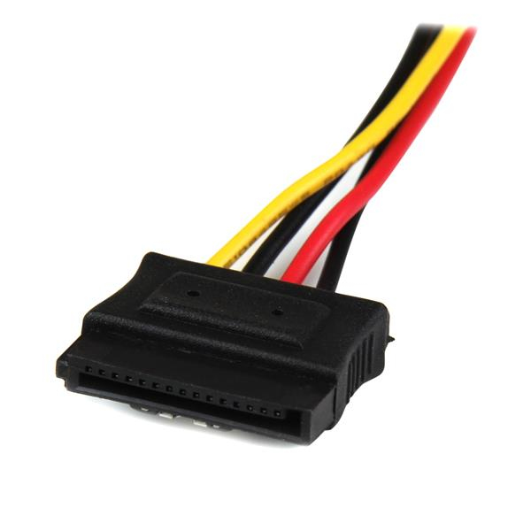 StarTech.com 30 cm 4-Pin LP4 til SATA Y-strømkabel - LP4 til Serial-ATA Splitter Y-kabel (PYO2LP4LSAT