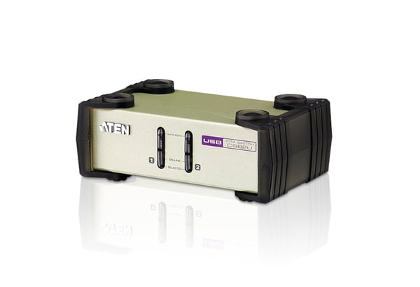 ATEN PS/2-USB VGA KVM-switch med 2 portar
