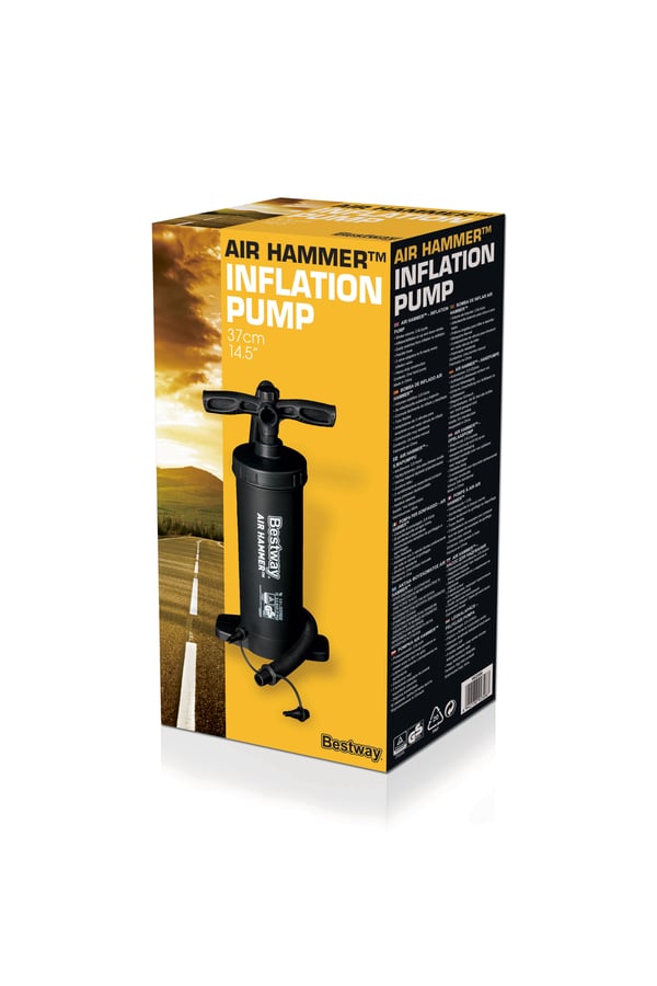 Bestway 62086 håndholdt luftpumpe Sort Hånd luftpumpe