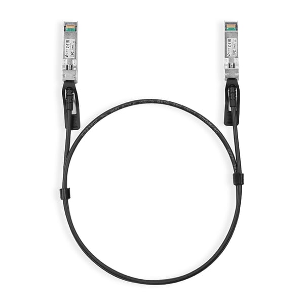 TP-Link Omada TL-SM5220-1M InfiniBand og fiberoptisk kabel SFP+ DAC Sort
