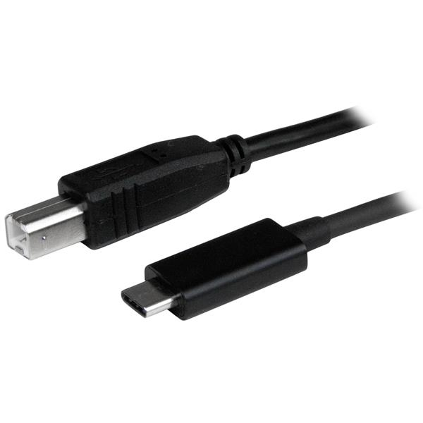 StarTech.com USB2CB1M USB-kabel USB 2.0 1 m USB C USB B 0,48 Gbit/sek. Sort