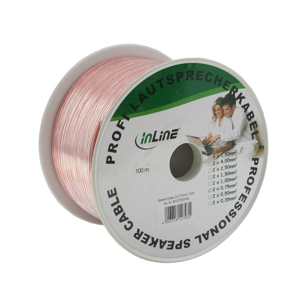 InLine 4043718127962 lydkabel 50 m Transparent