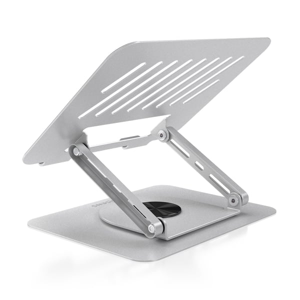 AISENS LP5SXL-489 kannettavan tietokoneen teline Kannettavan tietokoneen ja tabletin teline Hopea 43,2 cm (17")