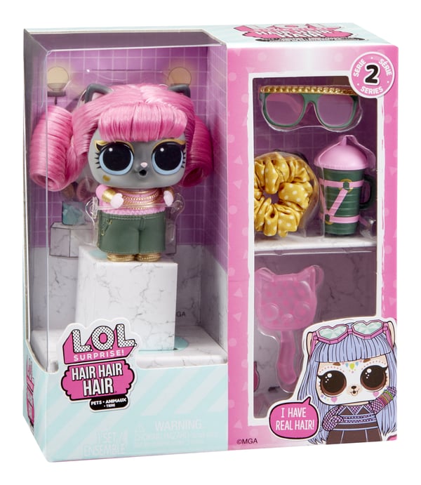 L.O.L. Surprise! Hair Hair Hair Pets Asst in PDQ