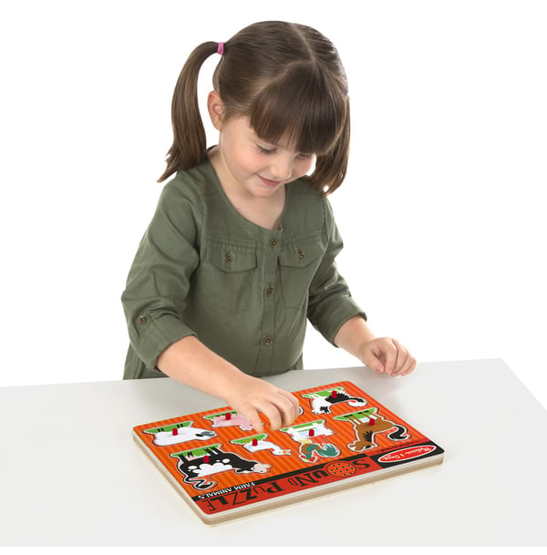 Melissa & Doug 726 puslespil Form puslespil 8 stk Farm