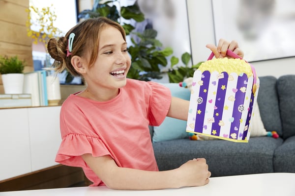 Polly Pocket Un-Box-It Popcorn Box