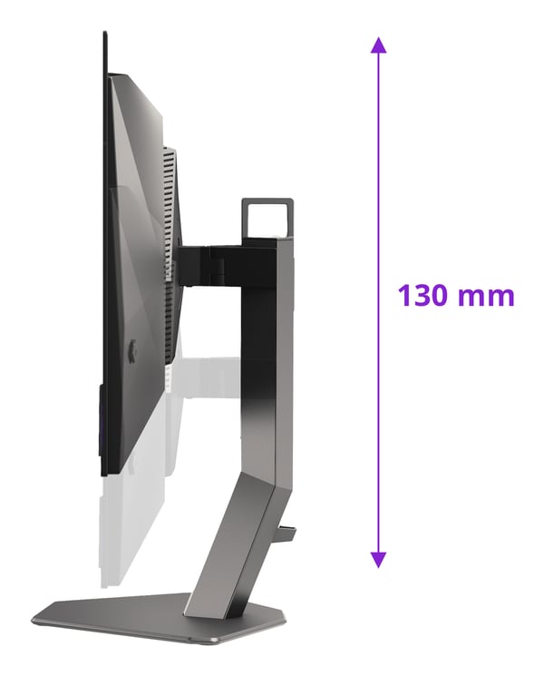 AOC AGON PRO AG276QZD2 tietokoneen litteä näyttö 67,3 cm (26.5") 2560 x 1440 pikseliä Quad HD QD-OLED Musta, Harmaa