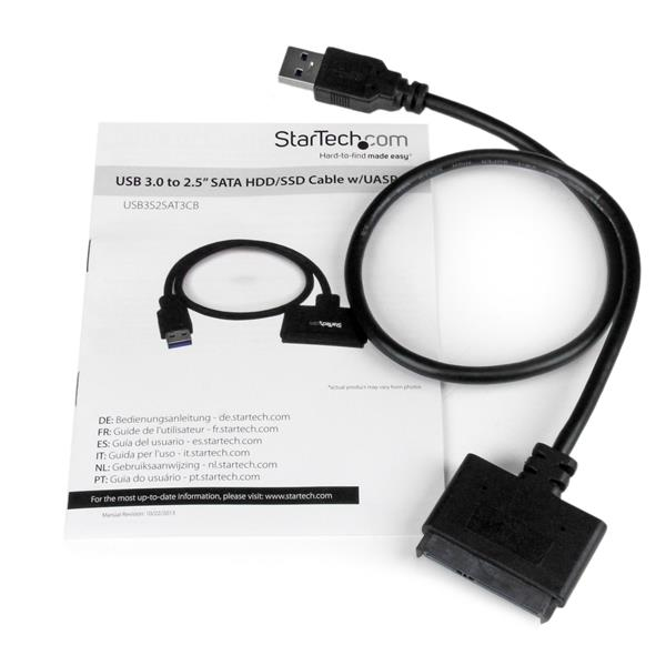 StarTech.com USB3S2SAT3CB dockingstation Sort
