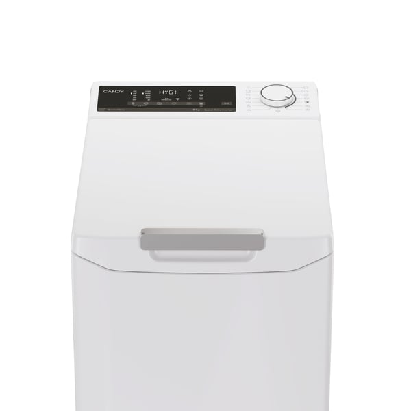 Candy TCAS284TM4-S vaskemaskine Top-indlæsning 8 kg 1200 rpm Hvid