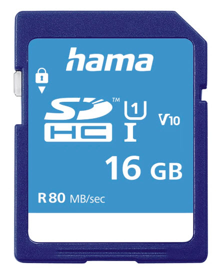 Hama 00124134 hukommelseskort 16 GB SDHC UHS-I Klasse 10