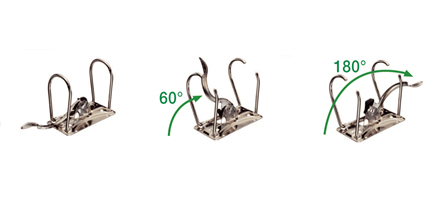 Leitz Brevordner 180° PP A4/80mm, 90% recirkuleret karton, 30% før-forbruger recirkuleret plastik