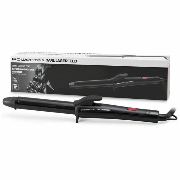 Rowenta X KARL LAGERFELD CF321L Locktång Varm Svart, Röd 47 W 1,8 m