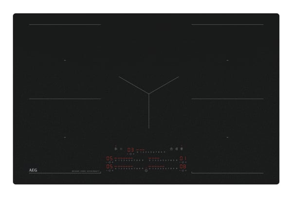 AEG TK85IM0FSZ Sort Indbygget 83 cm Zone induktionskogeplade 5 zone(s)