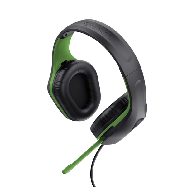 Trust GXT 415X ZIROX Headset Kabel Huvudband Spela Svart, Grön