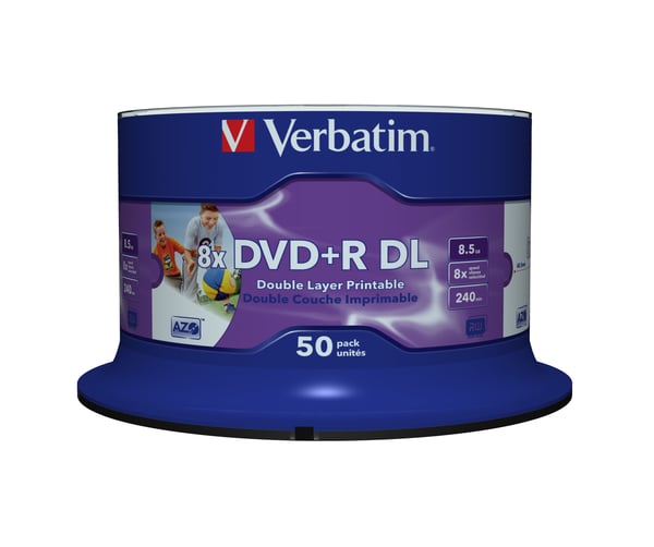 Verbatim 43703 tom DVD 8,5 GB DVD-R 50 stk