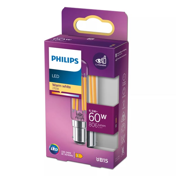 Philips 8719514361447 LED-lamppu Lämmin valkoinen 2700 K 6,5 W B15 E