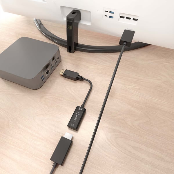 AISENS A125-0905 videokaapeli-adapteri 0,15 m DisplayPort HDMI-tyyppi A (vakio) Musta
