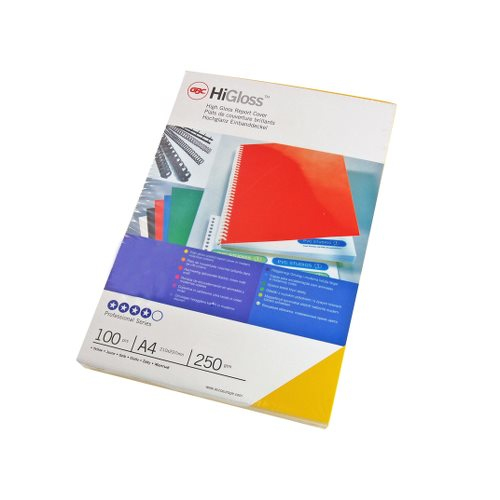 GBC Indbindingsomslag HiGloss A4 250 g