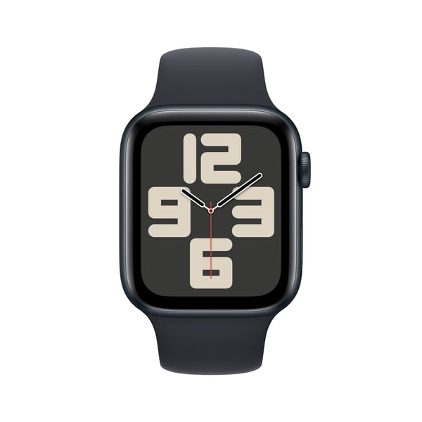 Apple Watch SE OLED 44 mm Digital 368 x 448 pixlar Pekskärm Svart Wi-Fi GPS