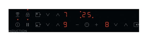 Electrolux EIT61336 Sort Indbygget 60 cm Zone induktionskogeplade 3 zone(s)