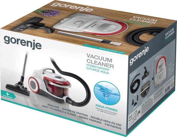 Gorenje VCEB01GAWWF 3 l Cylinderdammsugare Torr Utan påse