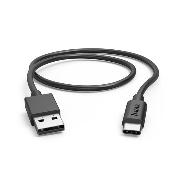 Hama 00201705 USB-kablar USB 2.0 0,5 m USB A USB C 0,48 Gbit/s Svart