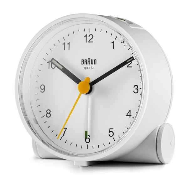 Braun BC01W Quartz alarmur Hvid