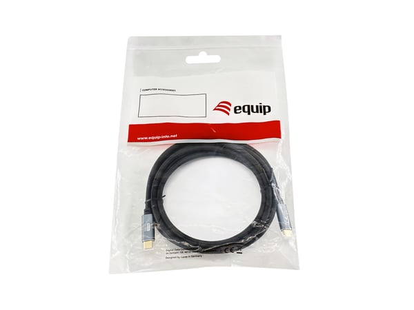 Equip 128357 USB-kablar USB 3.2 Gen 2 (3.1 Gen 2) 2 m USB C 10 Gbit/s 100 W Svart