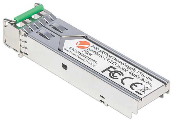 Intellinet 545044 transceiver-moduler för nätverk Fiberoptik 1000 Mbit/s SFP 1550 nm