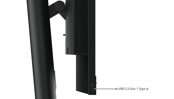 Lenovo ThinkCentre TIO-24 Gen5 computerskærm 60,5 cm (23.8") 1920 x 1080 pixel Fuld HD LED Sort