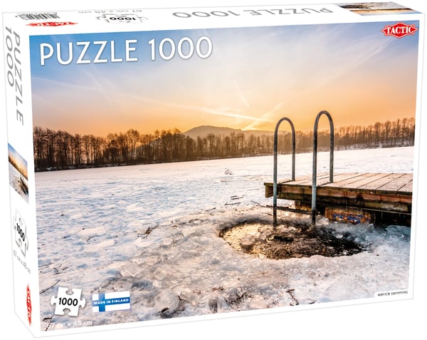 Tactic Puzzle Lovers Winter Swimming 1000 palan palapeli
