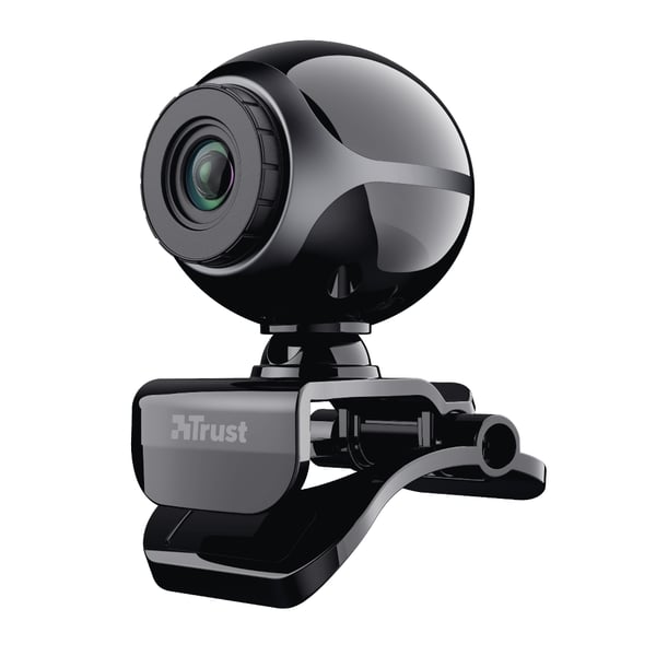 Trust Exis Webcam verkkokamera 0,3 MP 640 x 480 pikseliä USB 2.0 Musta